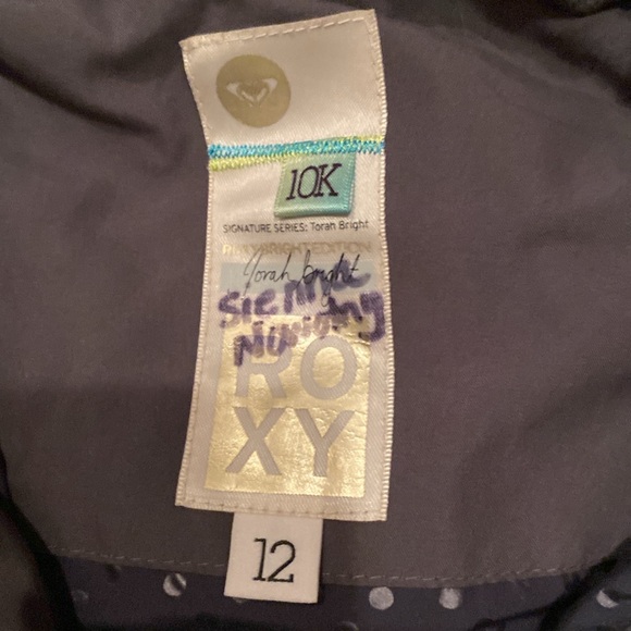 Roxy Purple Gradient Puffer Ski or Snowboard Jacket (kid or adult) - Picture 5 of 11